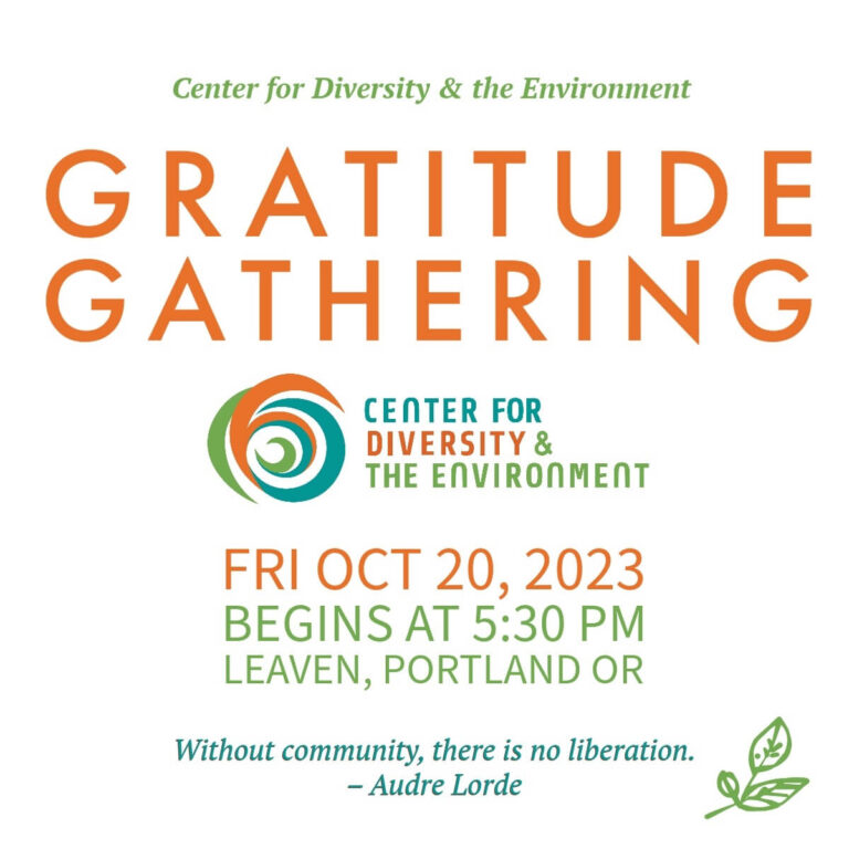 Gratitude gathering Fri Oct 20, 2023 Begins at 5:30PM Leaven, Portland OR